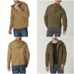 Route 66 Men's Hooded 4 Pocket Military Jacket. Tan  NWT